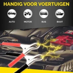 Dunlop Acculaders & Starthulpen>Acculader 6/12V 6 fasen IP65