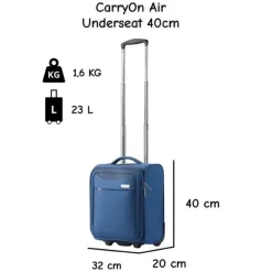Carryon Koffers & Trolleys>Air Underseat handbagage 40cm