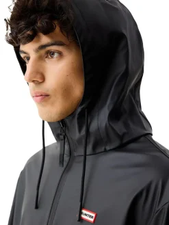 Hunter Regenjassen|Regenkleding<Andrea PU Raincoat - Jas - Unisex Zwart