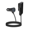 Celly Stekkers & Kabels<Autolader 4 USB-poorten 1,6 meter voor auto
