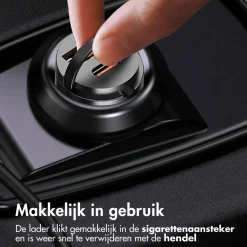 Accezz Stekkers & Kabels<Autolader - 1x USB-C & 1x USB - 65W