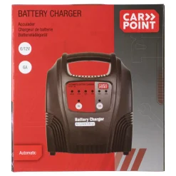 Carpoint Acculaders & Starthulpen>Automatische geïsoleerde acculader 6/12 Volt 6A