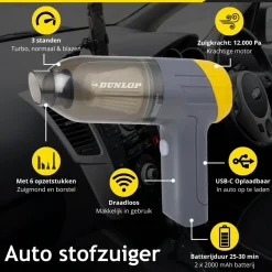 Dunlop Draagbare Stofzuigers<Auto Stofzuiger Draadloos 36W
