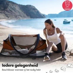 Deryan Campingbedjes|Campingbedjes>Baby luxe campingbedje - Zelfopblaasbare matras