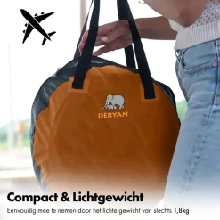 Deryan Campingbedjes|Campingbedjes>Baby luxe campingbedje - Zelfopblaasbare matras