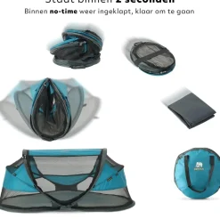 Deryan Campingbedjes|Campingbedjes>Baby luxe campingbedje - Zelfopblaasbare matras
