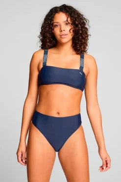 Puma Zwemkleding<Bandeau - Dames - Bikinitopje Blauw
