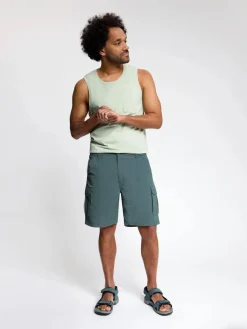 Human Nature Korte Broeken<Banfiel - Bermuda heren Donker Groen