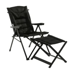 Travellife Campingstoelen<Barletta Stoel Cross Black