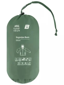 Human Nature Regenkleding|Regenkleding<Basic - Regenjas uniseks Groen