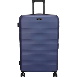 Beagles Originals Koffers & Trolleys<Beagles - Go Travel - Grote koffer 74cm Staalblauw