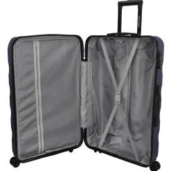 Beagles Originals Koffers & Trolleys<Beagles - Go Travel - Grote koffer 74cm Staalblauw