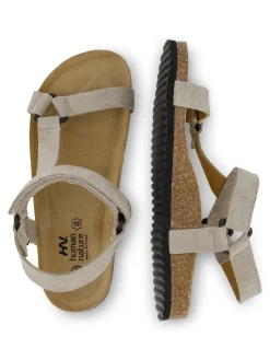 DAMES Human Nature Sandalen & Slippers|Wandelsandalen>Biberstein - Kurksandalen dames