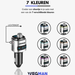 Wegman Carkits<Bluetooth FM Transmitter - Carkit