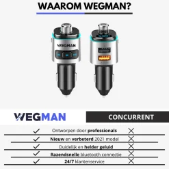Wegman Carkits<Bluetooth FM Transmitter - Carkit