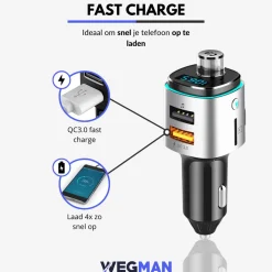 Wegman Carkits<Bluetooth FM Transmitter - Carkit
