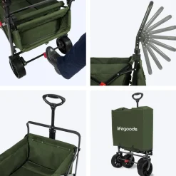 Lifegoods Bolderkarren|Bolderkarren>Bolderkar - Tot 120KG - 90L