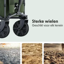 Lifegoods Bolderkarren|Bolderkarren<Bolderkar – 100KG Groen