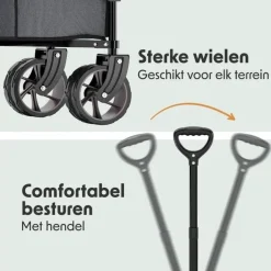 Lifegoods Bolderkarren|Bolderkarren<Bolderkar - 150KG Grijs