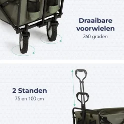 Lifegoods Bolderkarren|Bolderkarren<Bolderkar - 70KG Groen