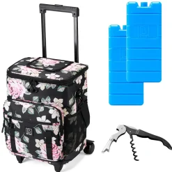 Brisby Boodschappentrolley'S<Boodschappentrolley met koelvak 32L Signaalzwart