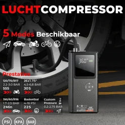 Autoxtreme Acculaders & Starthulpen>Boost Air Micro - Compressor Jumpstarter - 480CCA