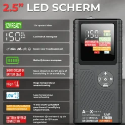 Autoxtreme Acculaders & Starthulpen>Boost Air Micro - Compressor Jumpstarter - 480CCA