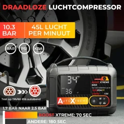 Autoxtreme Acculaders & Starthulpen<Boost Xtreme - Compressor Jumpstarter - 1920CCA