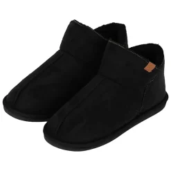 Apollo Pantoffels & Sloffen|Pantoffels & Sloffen<Boots Suede - Heren - Pantoffels Zwart