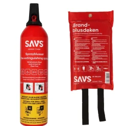 Savs Griekenland|Turkije<Brandblus box Sprayblusser 750ml en blusdeken