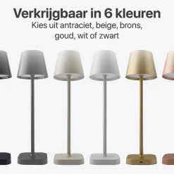 Brend Tafellampen<BR-2228 Draadloze Tafellamp - Dimbaar