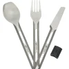Esbit Bestek>Camping Bestek Titanium Siliconen heft