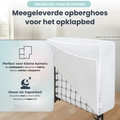 Troonz Opklapbedden>Campingbed Napoli - 90 x 200 - Set