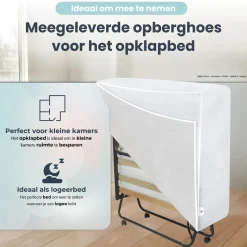 Troonz Opklapbedden<Campingbed Verona - 90 x 200 - Set