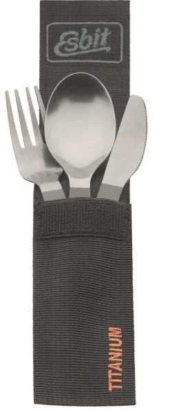 Esbit Bestek<Camping Bestek 3-delig - Titanium