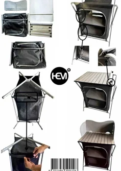 Hem Campingkeukens<Campingkeuken - Inklapbare Kast -