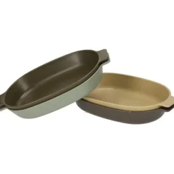 Nörlander Serviezen<Camping Ovalen borden - Set van 4