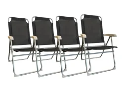 Hem Campingstoelen>Campingstoelen 4x - Verstelbaar -