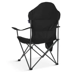 Trvlmore Campingstoelen<Campingstoel - Opvouwbaar - 160KG - Kampeerstoel Zwart