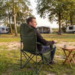 Trvlmore Campingstoelen<Campingstoel - Opvouwbaar - 160KG - Kampeerstoel Groen
