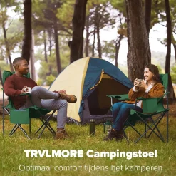 Trvlmore Campingstoelen<Campingstoel - Opvouwbaar - 150KG - Vouwstoel