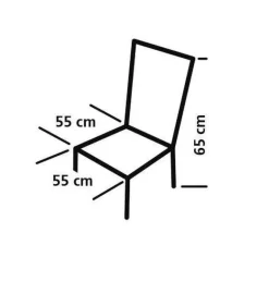 Eurotrail Campingstoelen<Campingstoel/Strandstoel St. Tropez Oranje
