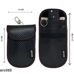 Arclit Autosleutelhoesjes<Carbon RFID Anti-Diefstal hoes M