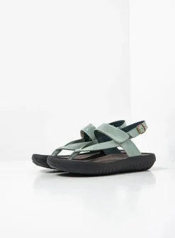 Wolky Sandalen & Slippers|Wandelsandalen<Cebu - Sandalen dames Lente groen