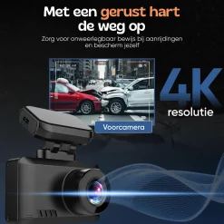 Camigoo Dashcams<1CH Dashcam - WiFi GPS 4K 64GB - T8 Pro Dashcam
