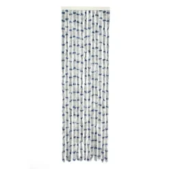Travellife Vliegengordijnen & Hordeuren<Chenille Streep grijs/blauw 56x185