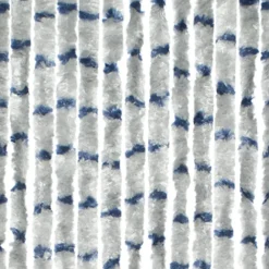 Travellife Vliegengordijnen & Hordeuren<Chenille Streep grijs/blauw 56x185