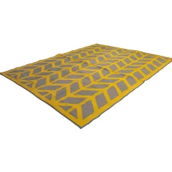 Bo-camp Tentaccessoires<Chill Mat Flaxton Geel M 200x180 cm