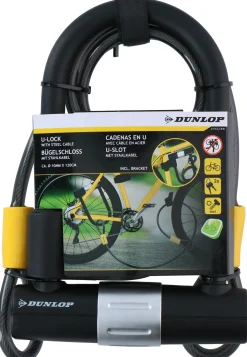 Dunlop Fietssloten>Combinatie Beugelslot Insteekslot