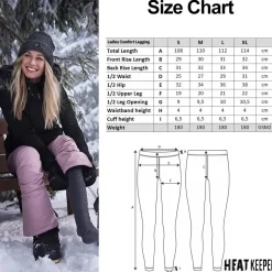 Heatkeeper Thermo Ondergoed|Thermobroeken<Comfort - Dames - Thermolegging Antraciet